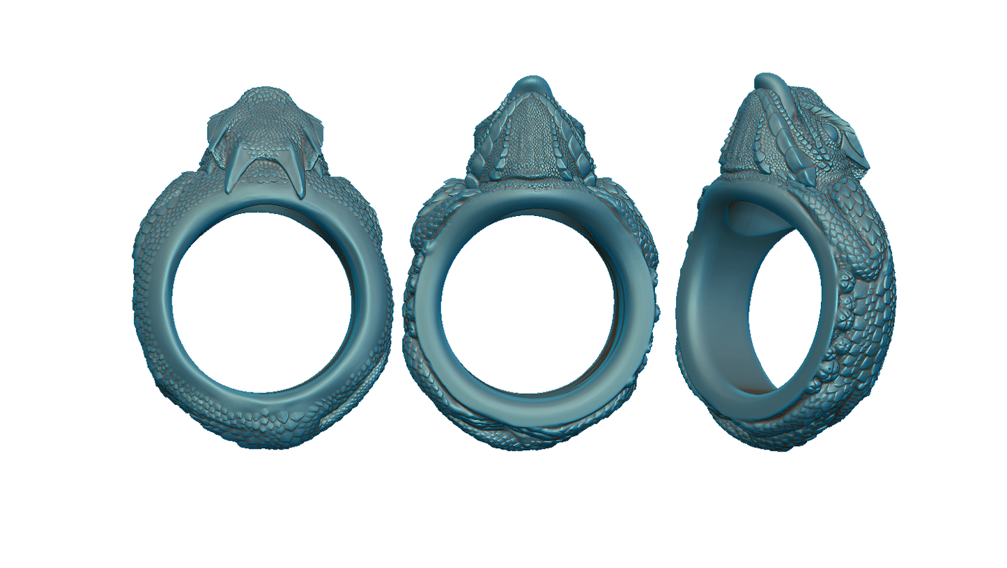 Horny Toad Ring 3D Model ~ DOWNLOAD